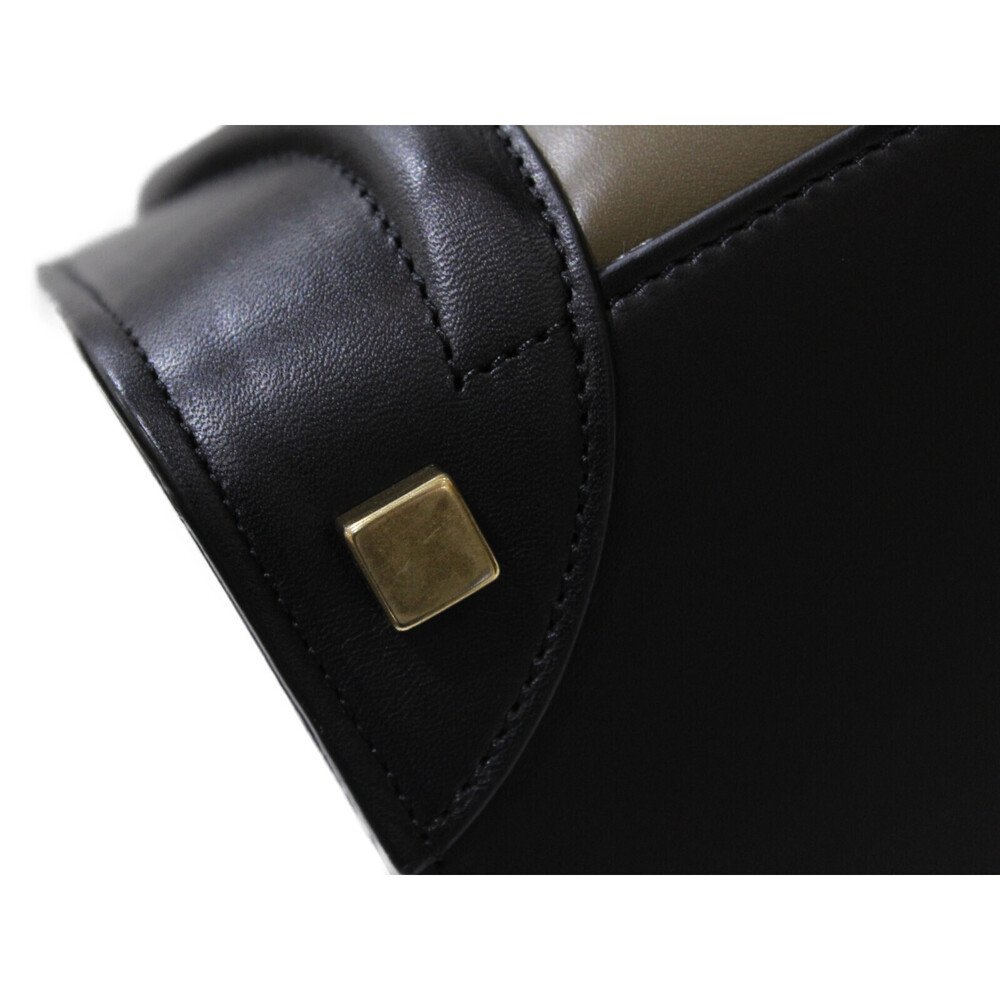 Celine Luggage Leather Handbag Black Gray Brown bag classic - Picture 5 of 7